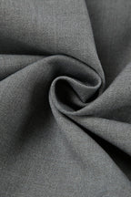 Gray Cropped Long Sleeve Jacket