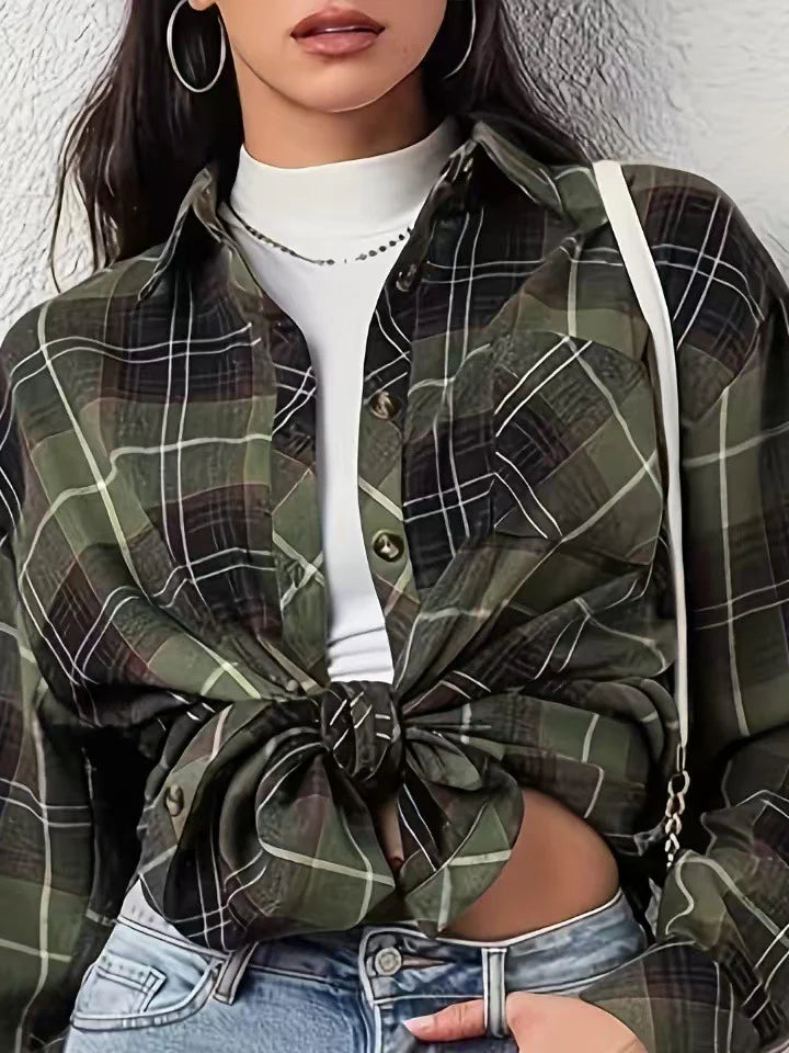 Versatile Vintage Long Sleeve Blouse