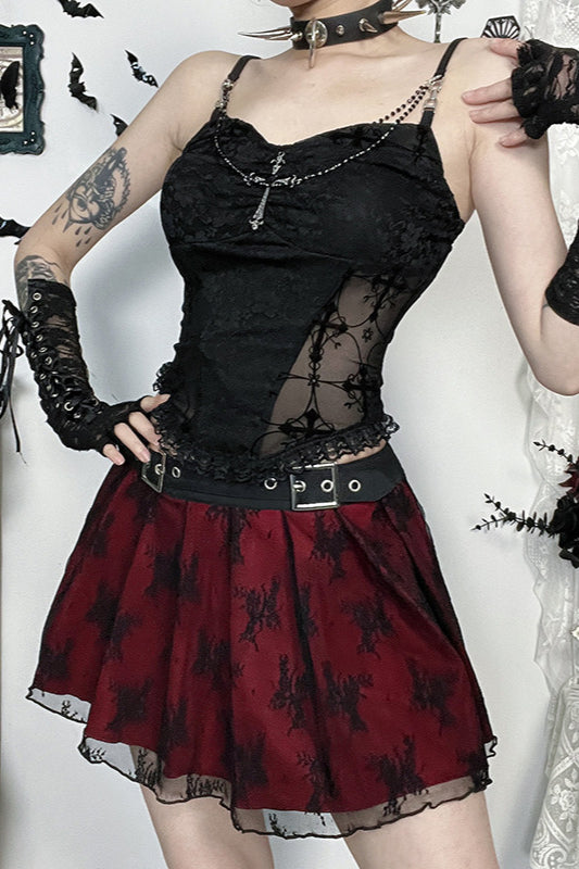 Sexy Tulle Layered Street Skirt