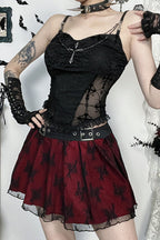 Sexy Tulle Layered Street Skirt