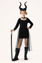 Dark Witch Dress Kid Halloween Costume