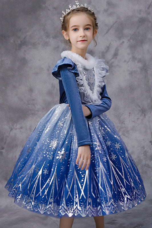 Ice Princess Dress Kid Halloween