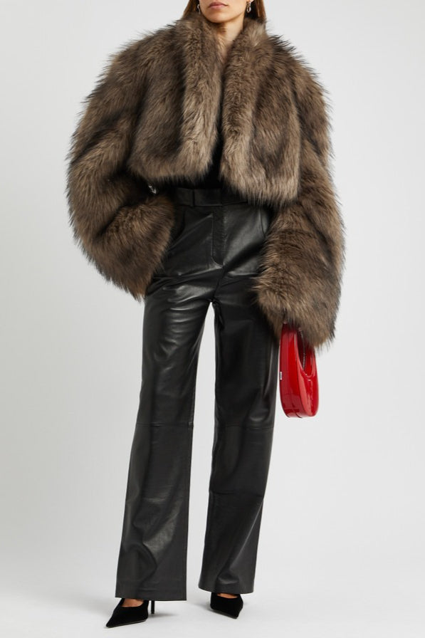 Vintage Faux Fur Short Coat