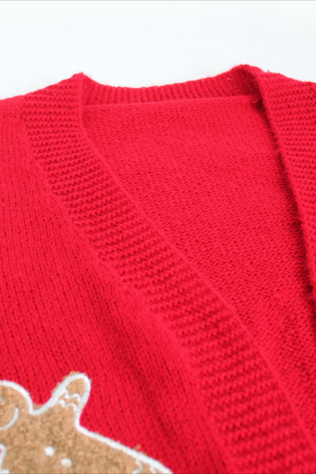 Cookie Character Cropped Knit Cardigan