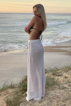 Sexy Hollow Knit Beach Skirt