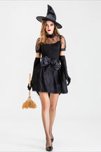 Black Witch Tailcoat Halloween Costume