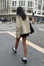 Vintage Shirt Style Trench Coat