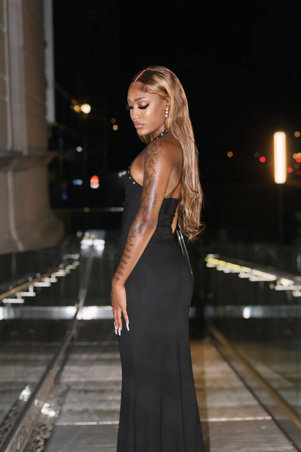 Halter Tie Sexy Bodycon Maxi Dress