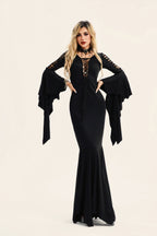 Gothic Vampire Bat Halloween Dress