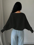 Loose Fit Knit Shrug Cardigan