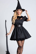 HalloweenBlack Mesh Witch Dress