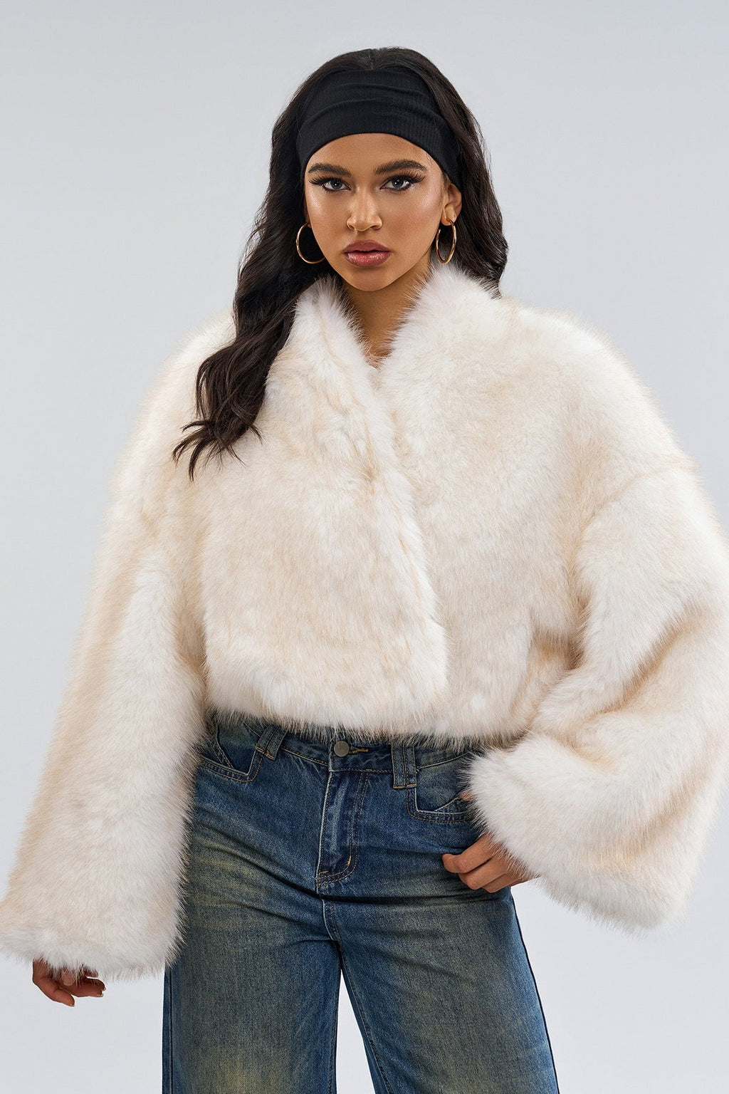 Vintage Faux Fur Short Coat