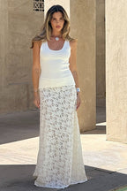 Lace High-Waisted Bodycon Skirt