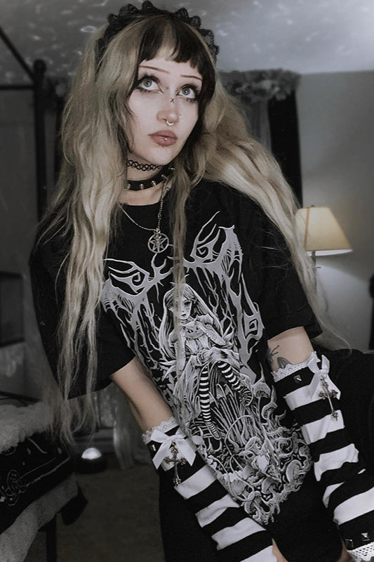 Dark Graphic Skull T-Shirt