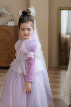 Ice Princess Tulle Dress Kid Halloween Costume