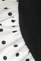 Polka Dot Strapless Bodycon Mini Dress