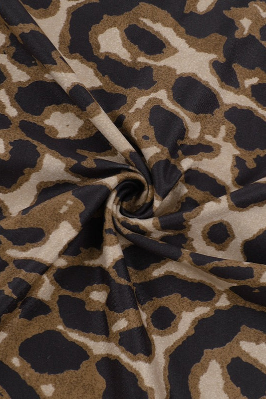 Leopard Print Tank Mini Dress