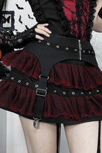 Gothic Tulle Contrast Ballet Skirt