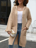 V-Neck Loose Knit Cardigan