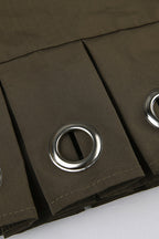 Sexy Low Waist Gothic Pleat Skirt