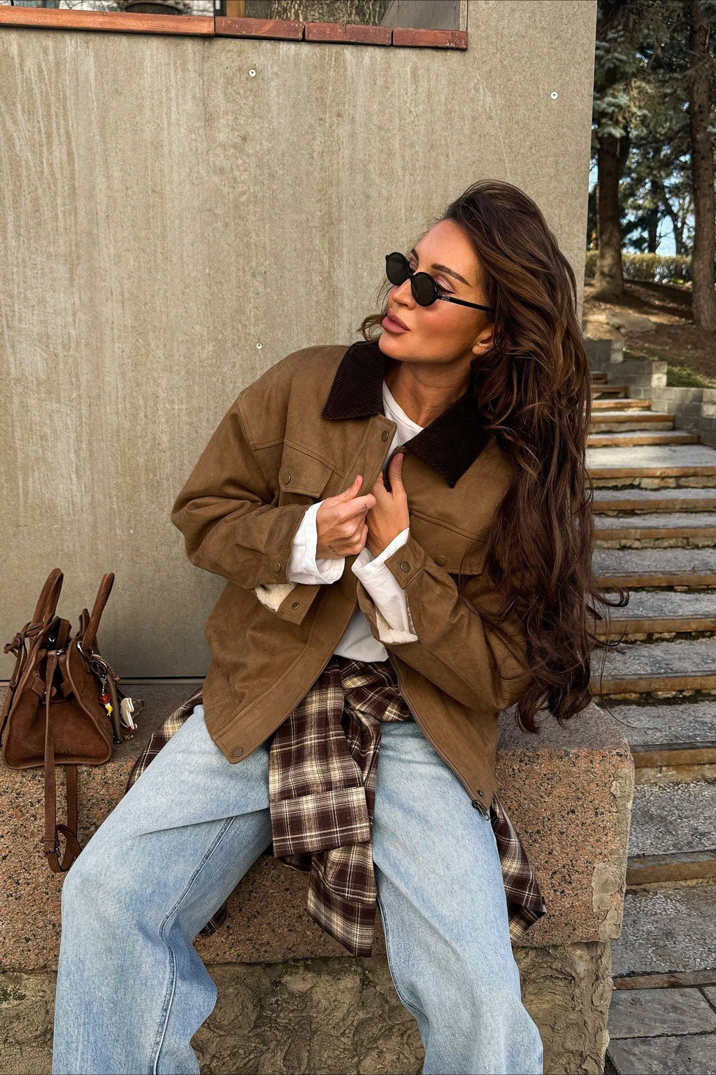 Retro Fitted Corduroy Jacket