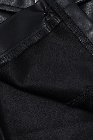 Sexy Cropped Biker Coat