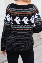Halloween Polka Dot Ghost Sweater