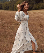 100% Cotton Ivory Maxi Gown