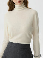 100% Wool  High Neck  Slim Wool Jumper