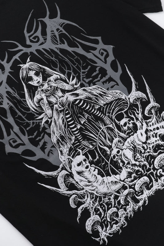 Dark Graphic Skull T-Shirt