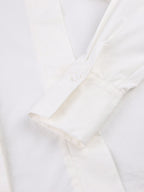 Structured Square Shoulder Panelled Blouse