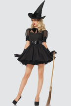 Witch Cosplay Mini Dress Halloween Costume