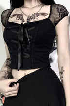 Sexy Gothic Lace T-Shirt