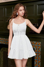 Sweet Polka Dot Cami Mini Dress