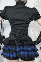 Gothic Vintage Edge Detail Blouse