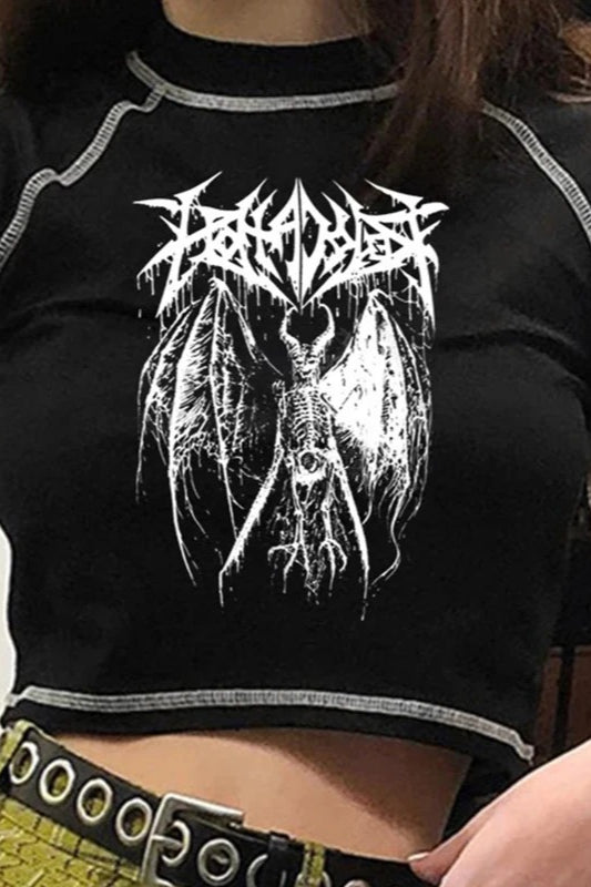 Punk Demon Graphic T-Shirt