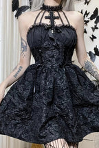 Halloween Gothic Spaghetti Strap Dress