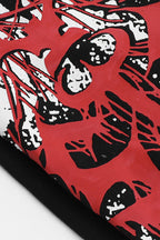 Sexy Cutout Backless Skull Print Mini Dress