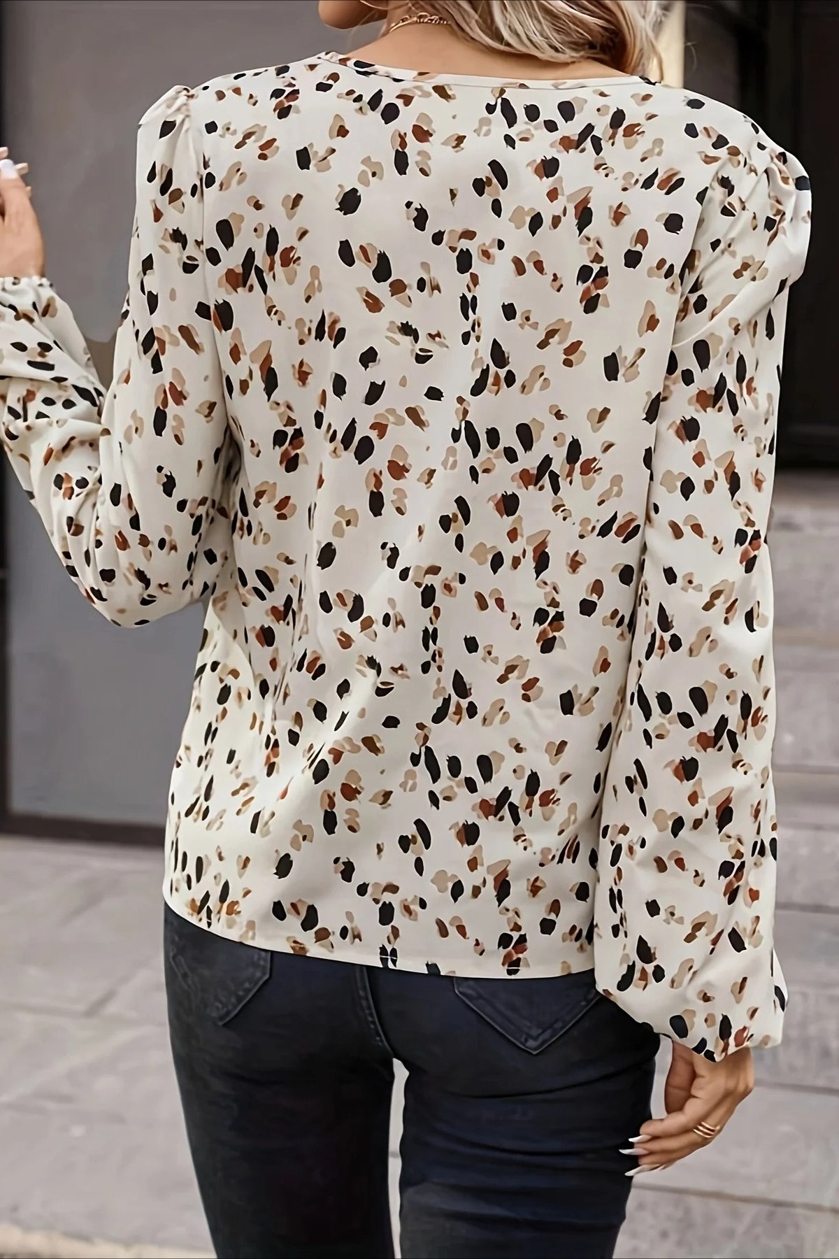 French Style Long Sleeve Blouse