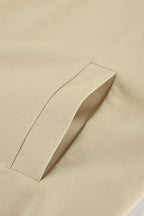 French Khaki Utility Trench Coat