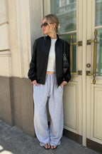 Vintage Black Leather Biker Jacket