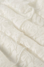 Lace Tiered High-Waist Asymmetrical Skirt