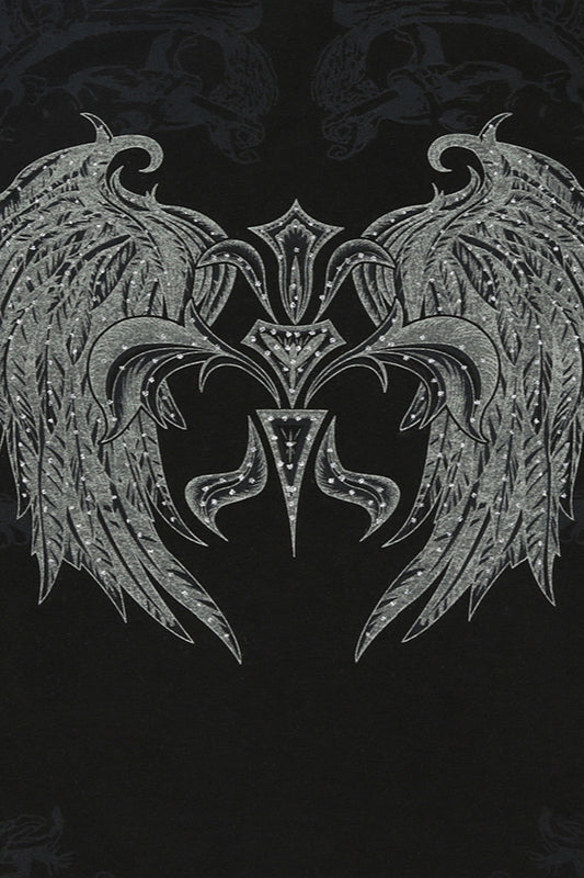 Graphic Fitted Crop T-shirt