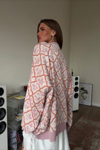 Vintage Letter Print Street Style Sweater