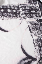 Casual Print Bodycon Mini Dress