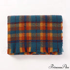 2022 Stylish Tartan Cashmere Scarf