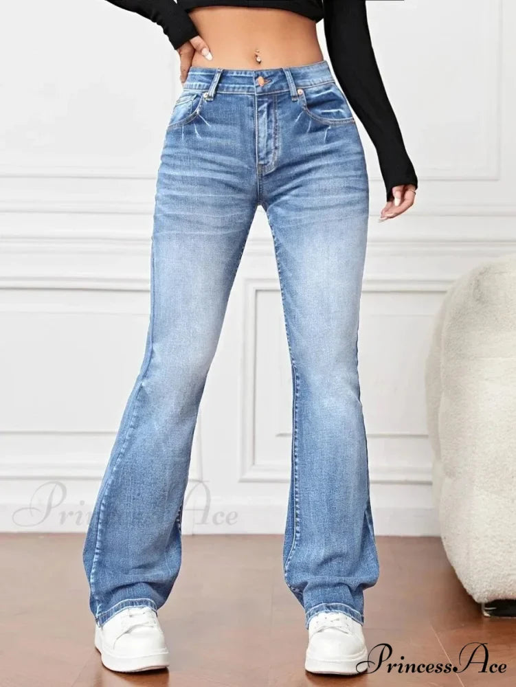 2024 Fall Fashion Stretch Denim High Waist Casual For Women Female Clothing S-2XL Drop Shipping Jean