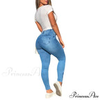 2024 New High Waist Women Streetwear Sexy Stretch Plus Size Denim Fashion Elastici Slim Women Jean