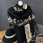 2024 New Year's Crimson Cashmere Scarf