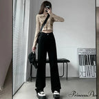 2024 Spring Autumn New Vintage Waist Pants For Women Korean Fashion Streetwear Straight Casual Baggy Woman Jeans